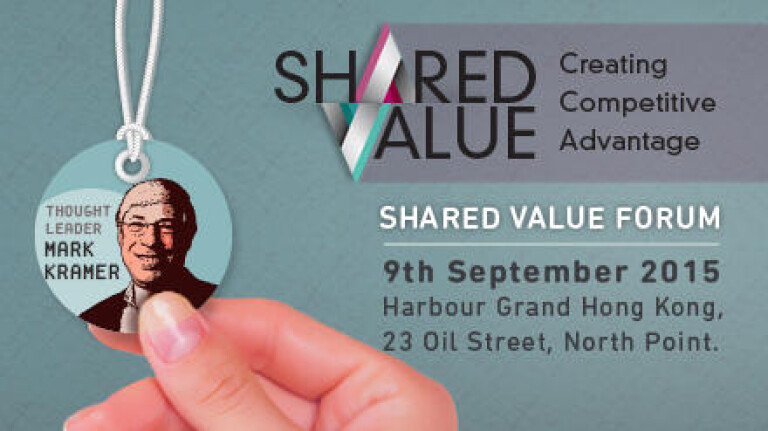 Shared Value Forum to be held in September 2015