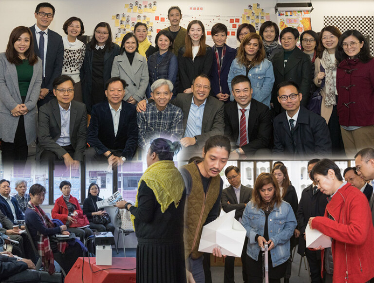 专责小组参观「社创设计室」