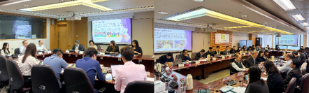 The Digital Policy Office representatives, along with the implementing organisation representatives, visited various DC to introduce the “Smart Silver” Programme.