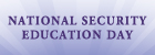 National Security Education Day